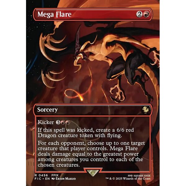 Final Fantasy Commander - 456 - Mega Flare - Rare - R - Foil (Front)
