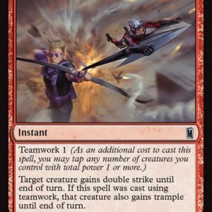 Marvel Super Heroes - 155 - Team Tactics - Uncommon - R - Foil (Front)