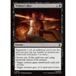 Marvel Super Heroes - 122 - Widow's Bite - Common - B - Non-foil (Front)