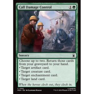 Marvel Super Heroes - 162 - Call Damage Control - Common - G - Foil (Front)