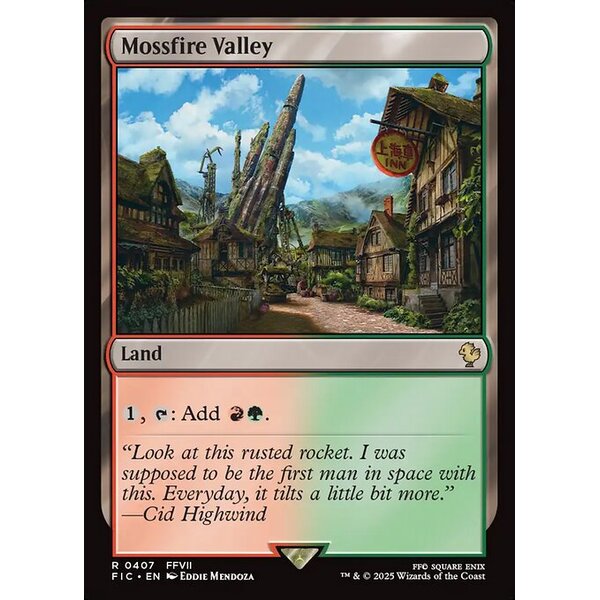 Final Fantasy Commander - 407 - Mossfire Valley - Rare - C - Non-foil (Front)