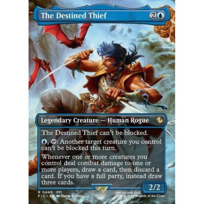 Final Fantasy Commander - 446 - The Destined Thief - Rare - U - Foil (Front)