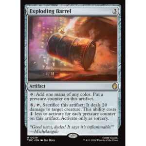 Teenage Mutant Ninja Turtles Eternal - 39 - Exploding Barrel - Rare - C - Non-foil (Front)