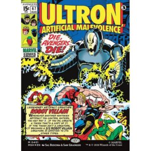 Marvel Super Heroes - 401 - Ultron, Artificial Malevolence - Mythic - C - Foil (Front)