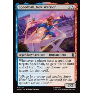 Marvel Super Heroes - 227 - Speedball, New Warrior - Uncommon - UR - Non-foil (Front)