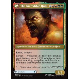 Marvel Super Heroes - 49 - Bruce Banner // The Incredible Hulk - Mythic - C - Non-foil (Back)