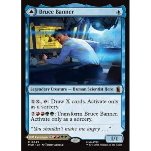 Marvel Super Heroes - 49 - Bruce Banner // The Incredible Hulk - Mythic - C - Non-foil (Front)