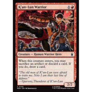 Marvel Super Heroes - 140 - K'un-Lun Warrior - Common - R - Non-foil (Front)