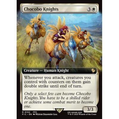 Final Fantasy Commander - 102 - Chocobo Knights - Rare - W - Non-foil (Front)