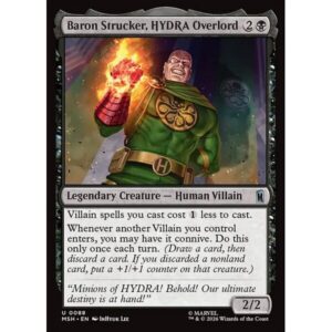 Marvel Super Heroes - 88 - Baron Strucker, HYDRA Overlord - Uncommon - B - Non-foil (Front)