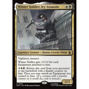 Marvel Super Heroes - 239 - Winter Soldier, Icy Assassin - Rare - WB - Non-foil (Front)