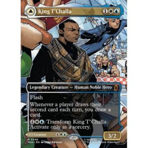 Marvel Super Heroes - 346 - King T'Challa // Black Panther, Hope Enduring - Mythic - C - Non-foil (Front)