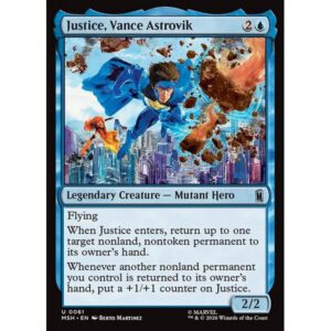 Marvel Super Heroes - 61 - Justice, Vance Astrovik - Uncommon - U - Non-foil (Front)