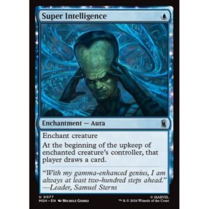 Marvel Super Heroes - 77 - Super Intelligence - Uncommon - U - Non-foil (Front)