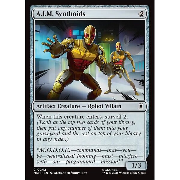 Marvel Super Heroes - 242 - A.I.M. Synthoids - Common - C - Non-foil (Front)