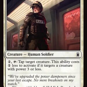 Marvel Super Heroes - 33 - Raft Security Officer - Common - W - Foil (Front)