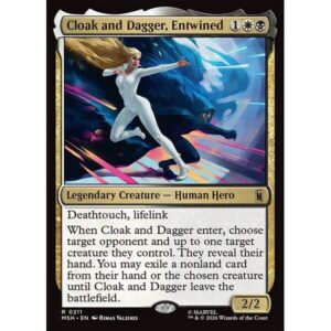Marvel Super Heroes - 211 - Cloak and Dagger, Entwined - Rare - WB - Non-foil (Front)