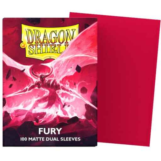 Dragon Shield Standard Matte Dual Sleeves - Fury