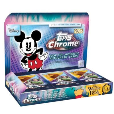 [Rip & Ship Exclusive] Topps Chrome Disney 2026 Hobby Box [Skip The Line]