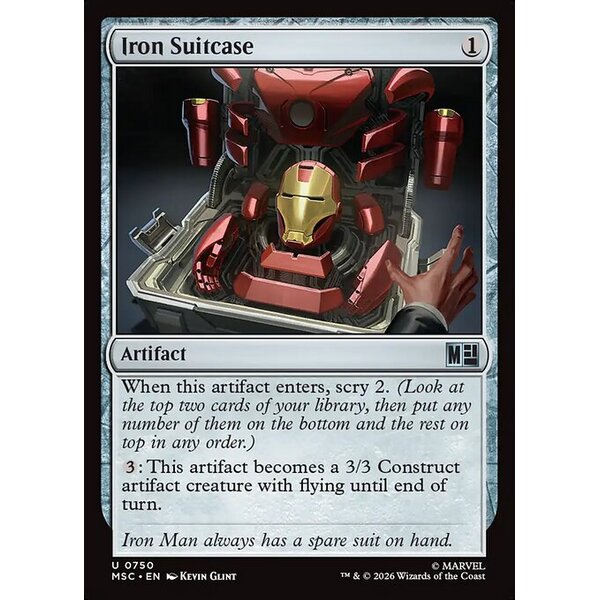 Marvel Super Heroes Commander - 750 - Iron Suitcase - Uncommon - C - Non-foil (Front)