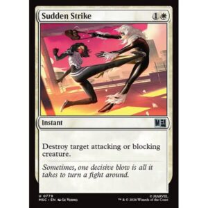 Marvel Super Heroes Commander - 779 - Sudden Strike - Uncommon - W - Non-foil (Front)