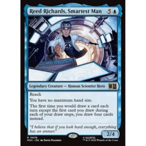 Marvel Super Heroes Commander - 636 - Reed Richards, Smartest Man - Rare - U - Non-foil (Front)