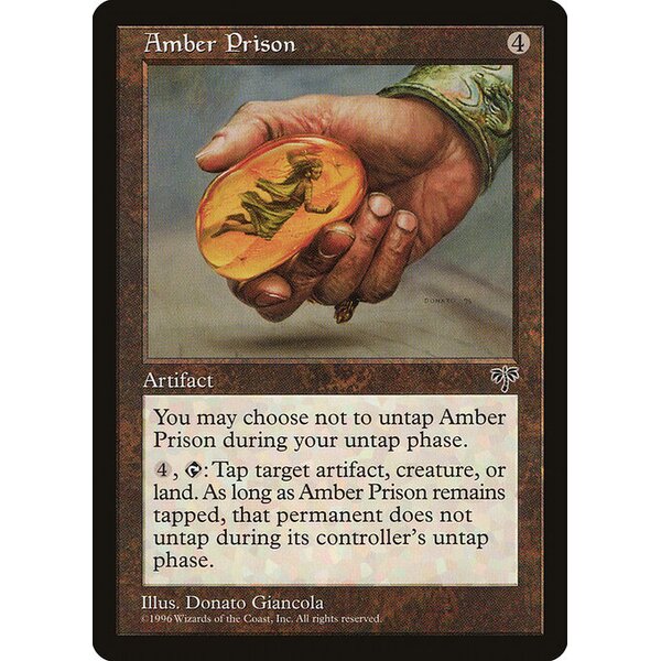 Mirage - 292 - Amber Prison - Rare - C - Non-foil (Front)