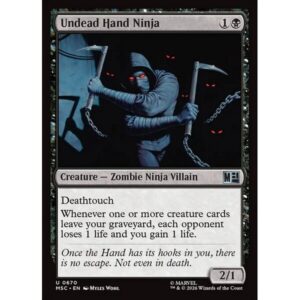 Marvel Super Heroes Commander - 670 - Undead Hand Ninja - Uncommon - B - Non-foil (Front)