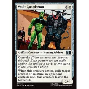 Marvel Super Heroes Commander - 612 - Vault Guardsman - Uncommon - W - Non-foil (Front)