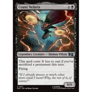 Marvel Super Heroes Commander - 651 - Count Nefaria - Uncommon - B - Non-foil (Front)