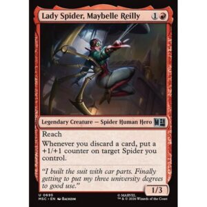 Marvel Super Heroes Commander - 695 - Lady Spider, Maybelle Reilly - Uncommon - R - Non-foil (Front)