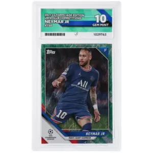 ACE 10 Gem Mint - 2021-22 Topps Jade Edition Uefa Club Competitions Neymar Jr #150