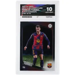 ACE 10 Gem Mint - 2025-26 Topps Uefa Club Competitions Ferran Torres #138 10/10