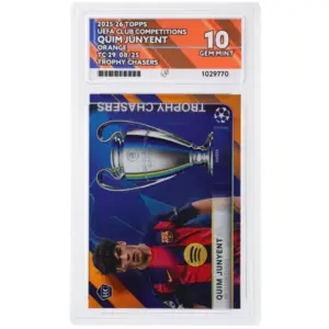 ACE 10 Gem Mint - 2025-26 Topps Uefa Club Competitions Quim Junyent #TC-29 08/25