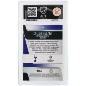 Alternative view of ACE 10 Gem Mint - 2025-26 Topps Uefa Club Competitions Callum Olusesi #134