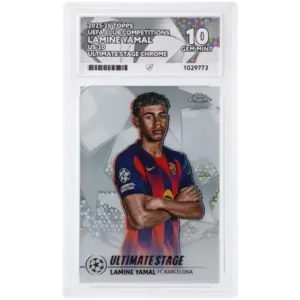 ACE 10 Gem Mint - 2025-26 Topps Uefa Club Competitions Lamine Yamal #US-20