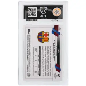 Alternative view of ACE 10 Gem Mint - 2022-23 Topps Chrome Uefa Club Competitions Gavi #178