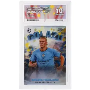 ACE 10 Gem Mint - 2022-23 Topps Chrome Uefa Club Competitions Erling Haaland #G-10