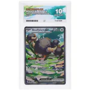 ACE 10 Gem Mint - 2025 Pokemon White Flare Bouffalant Ex #170/086