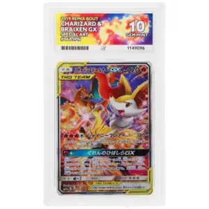 ACE 10 Gem Mint - 2019 Pokemon Remix Bout Charizard & Braixen Gx #068/064