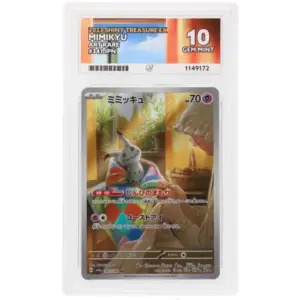 ACE 10 Gem Mint - 2023 Pokemon Shiny Treasure Ex Mimikyu #341/190