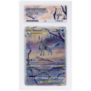 ACE 6 EX-MT - 2023 Pokemon Crown Zenith Glaceon Vstar #GG40/GG70