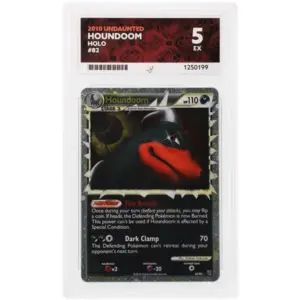 ACE 5 Excellent - 2010 Pokemon Undaunted Houndoom #82/90