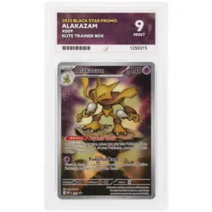 ACE 9 Mint - 2025 Pokemon Black Star Promo Alakazam #009