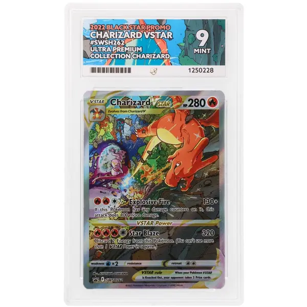 ACE 9 Mint - 2022 Pokemon Black Star Promo Charizard VSTAR #SWSH262