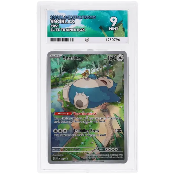 ACE 9 Mint - 2023 Pokemon Black Star Promo Snorlax #051