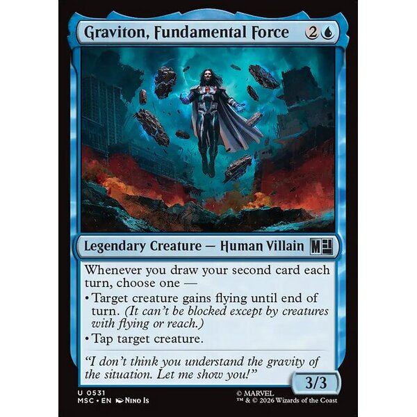 Marvel Super Heroes Commander - 531 - Graviton, Fundamental Force - Uncommon - U - Non-foil (Front)