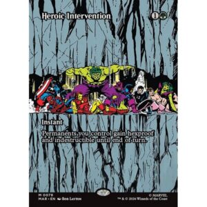 Marvel Universe - 78 - Heroic Intervention - Mythic - G - Foil (Front)