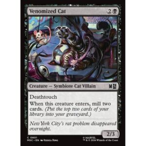 Marvel Super Heroes Commander - 801 - Venomized Cat - Common - B - Non-foil (Front)