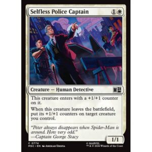 Marvel Super Heroes Commander - 774 - Selfless Police Captain - Common - W - Non-foil (Front)